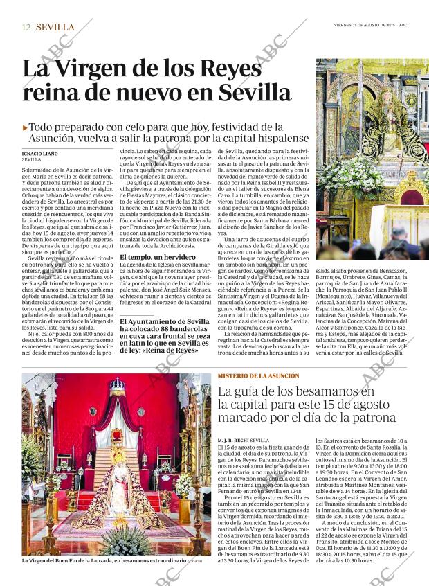 ABC SEVILLA 15-08-2025 página 12