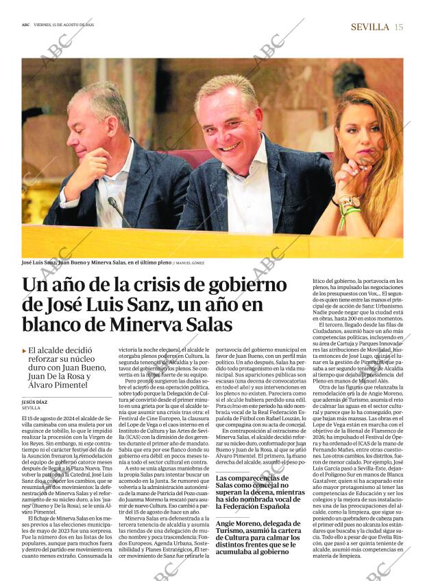 ABC SEVILLA 15-08-2025 página 15