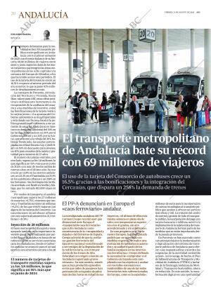 ABC SEVILLA 15-08-2025 página 20