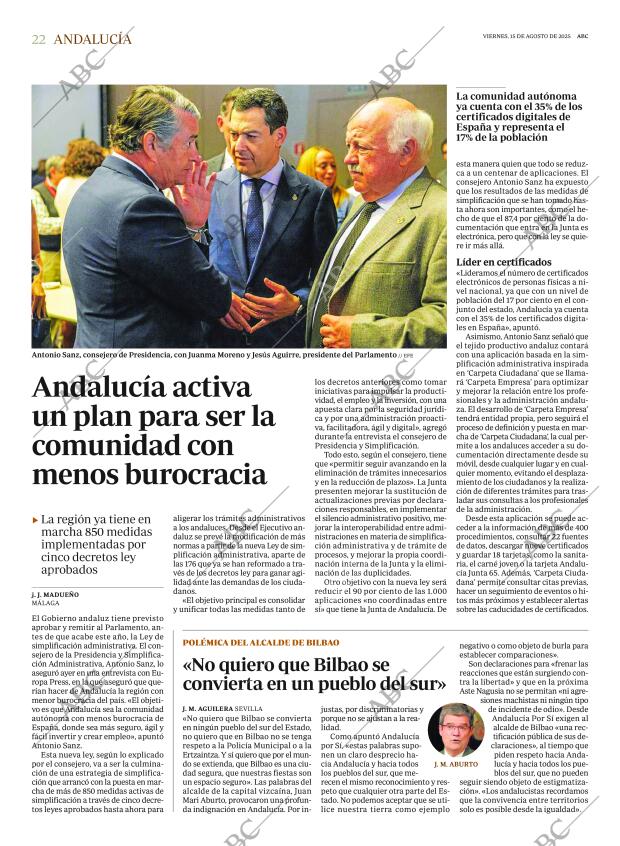 ABC SEVILLA 15-08-2025 página 22