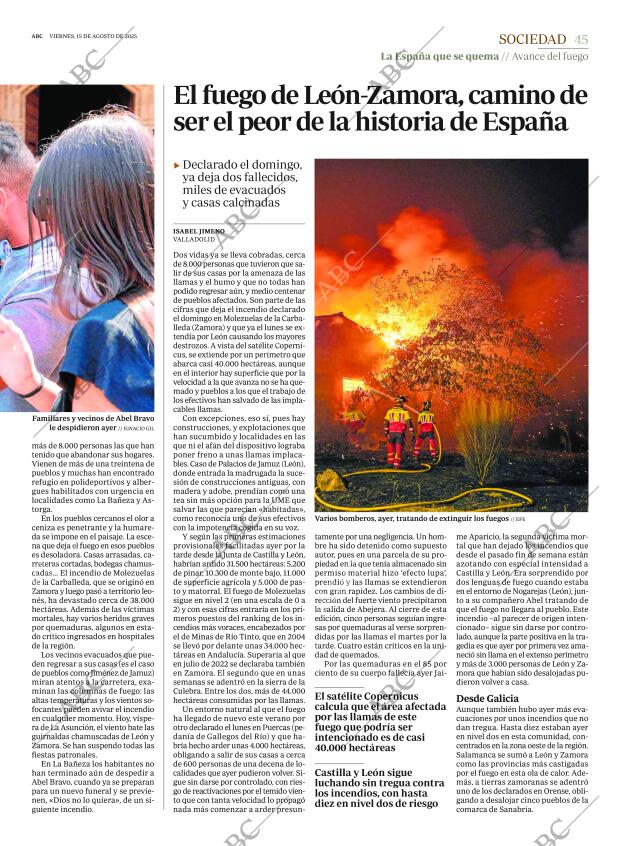 ABC SEVILLA 15-08-2025 página 45