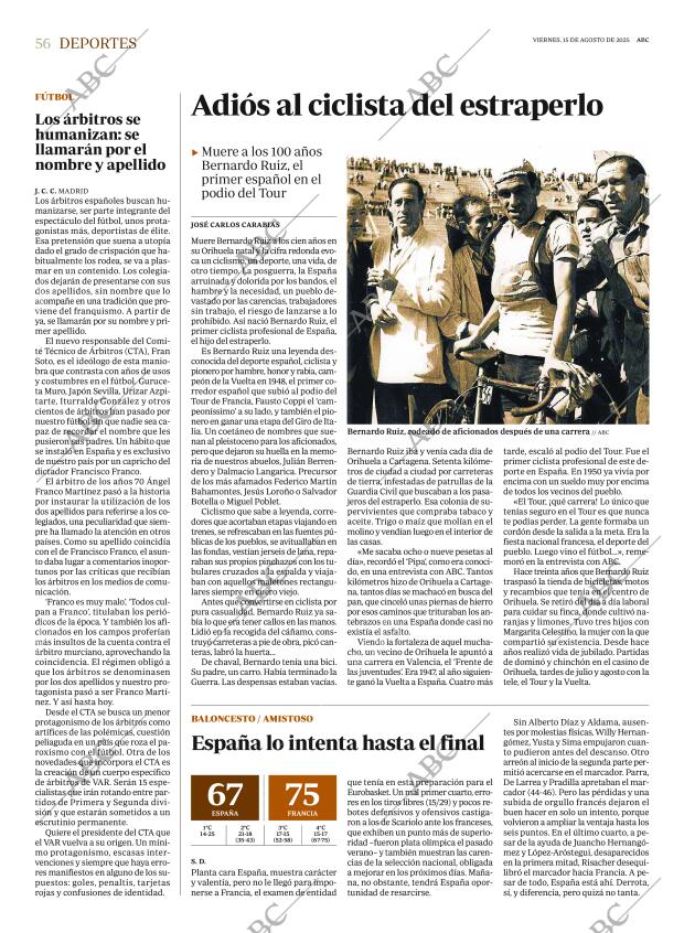 ABC SEVILLA 15-08-2025 página 56
