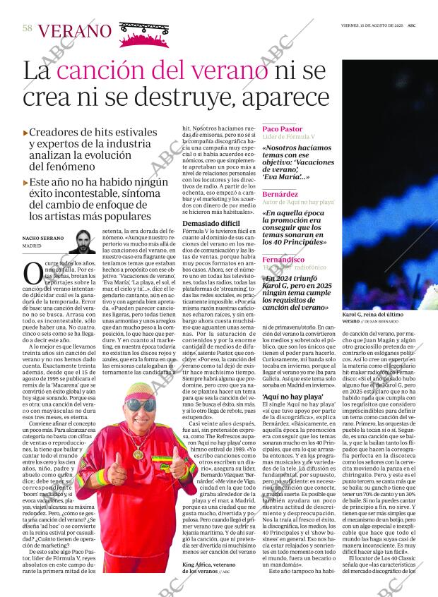 ABC SEVILLA 15-08-2025 página 58