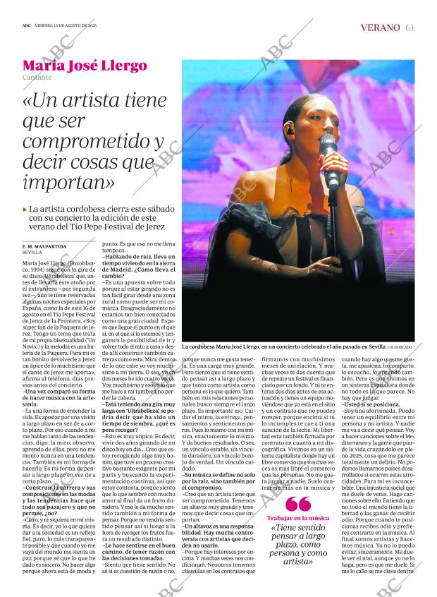 ABC SEVILLA 15-08-2025 página 61