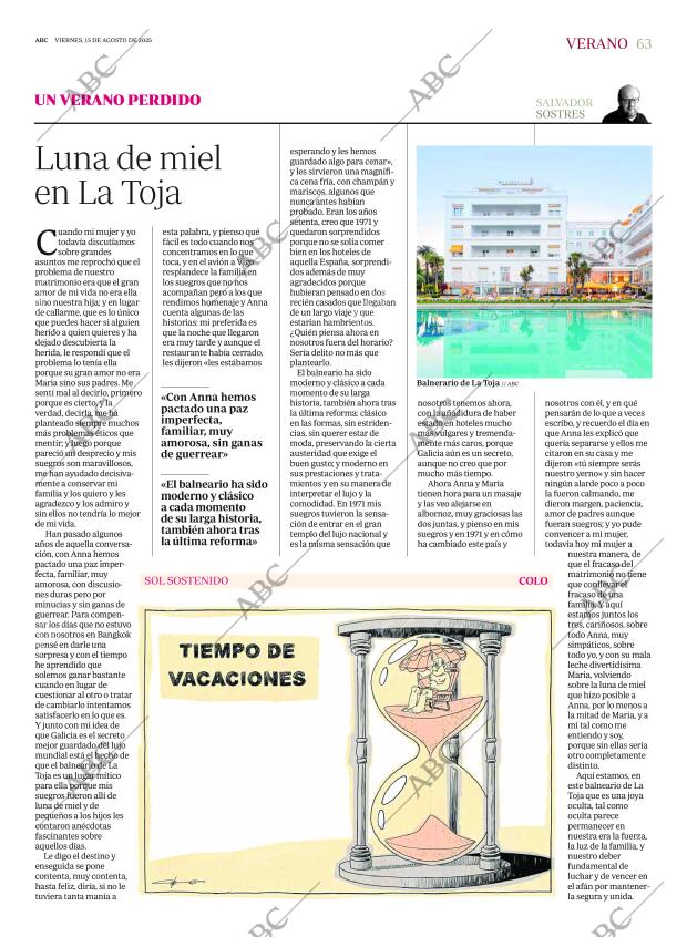 ABC SEVILLA 15-08-2025 página 63