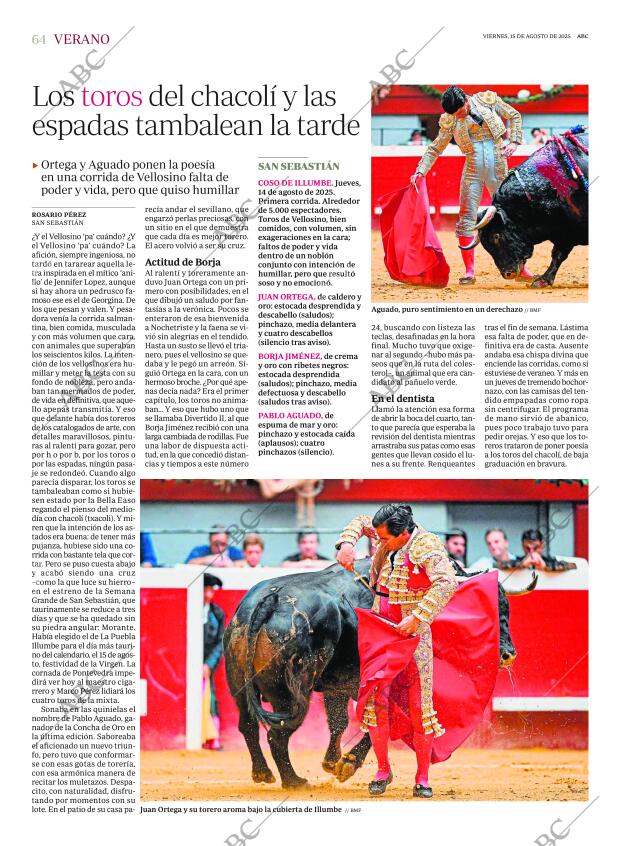 ABC SEVILLA 15-08-2025 página 64