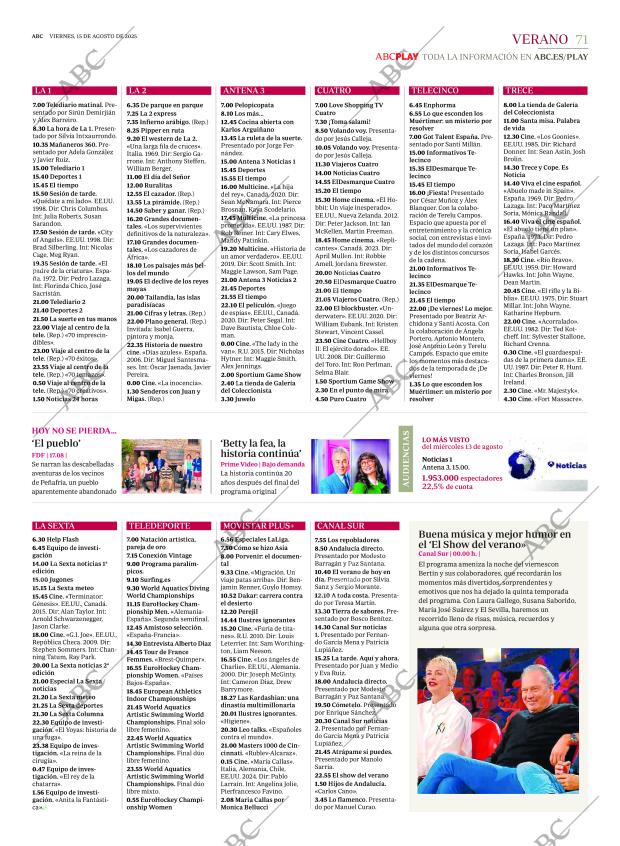 ABC SEVILLA 15-08-2025 página 71