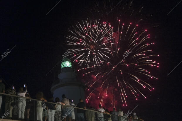 Fuegos artificiales para inaugurar la Feria de Málaga 2025