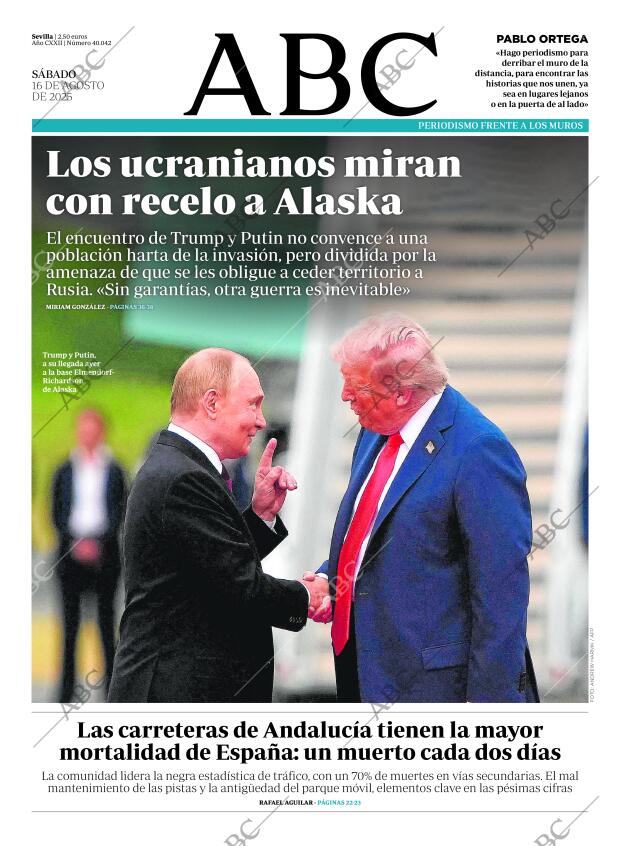 ABC SEVILLA 16-08-2025 página 1