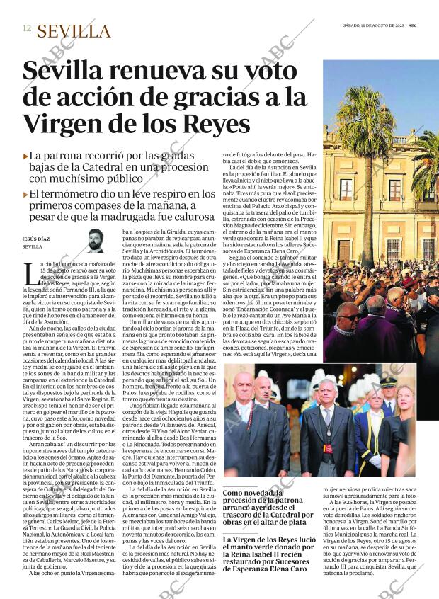 ABC SEVILLA 16-08-2025 página 12