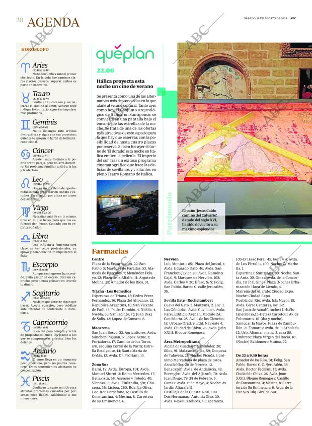 ABC SEVILLA 16-08-2025 página 20