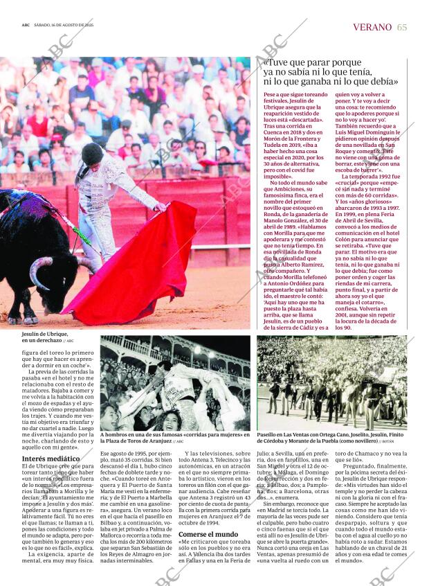 ABC SEVILLA 16-08-2025 página 65