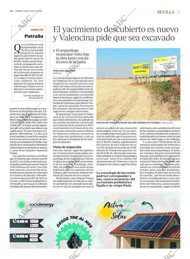 ABC SEVILLA 22-08-2025 página 11