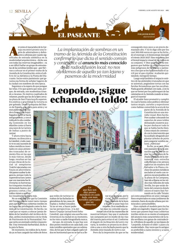 ABC SEVILLA 22-08-2025 página 12