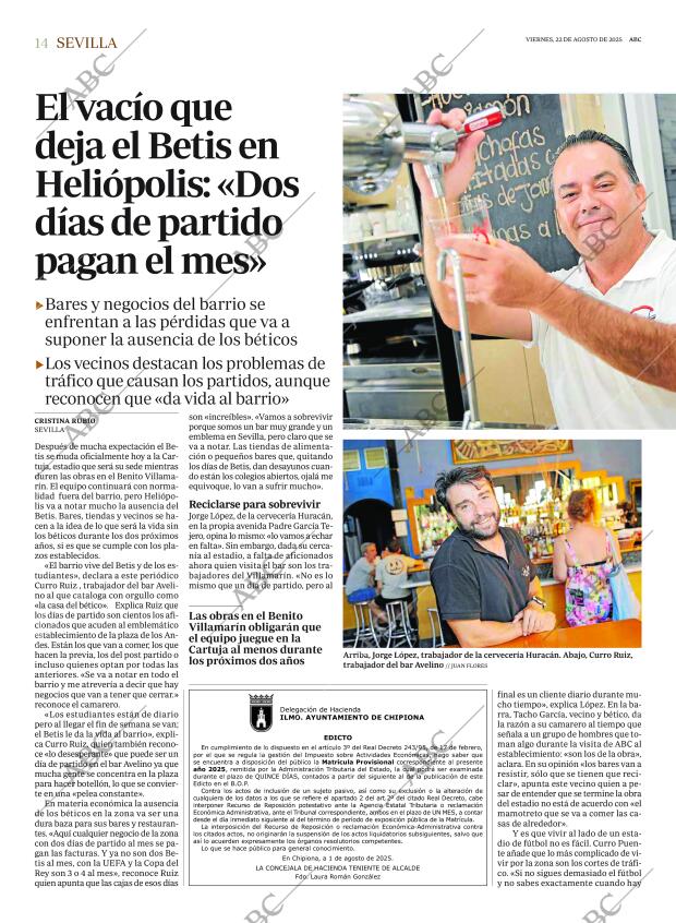 ABC SEVILLA 22-08-2025 página 14