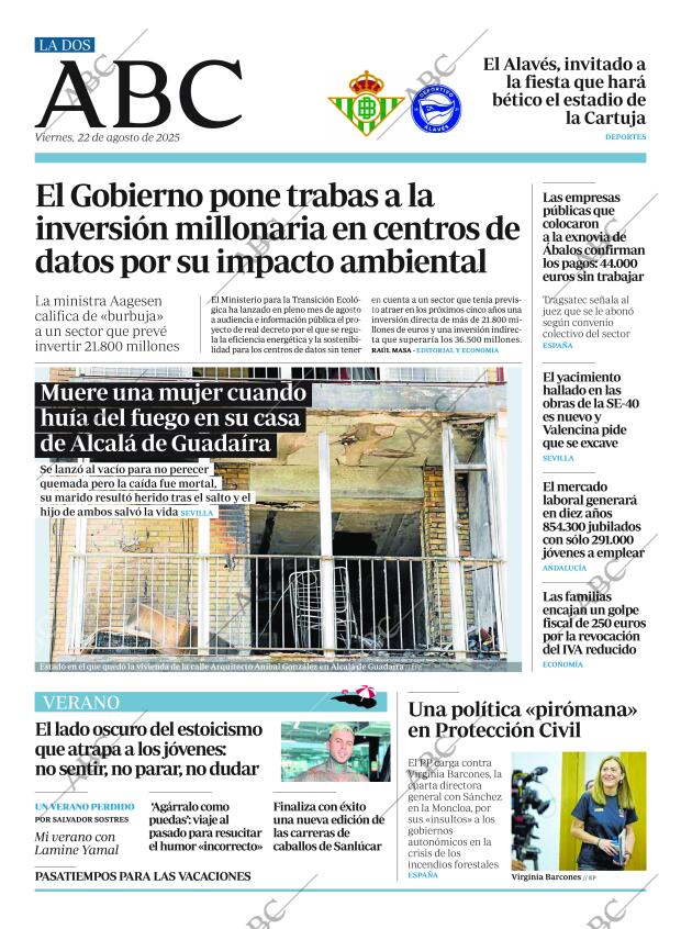 ABC SEVILLA 22-08-2025 página 2
