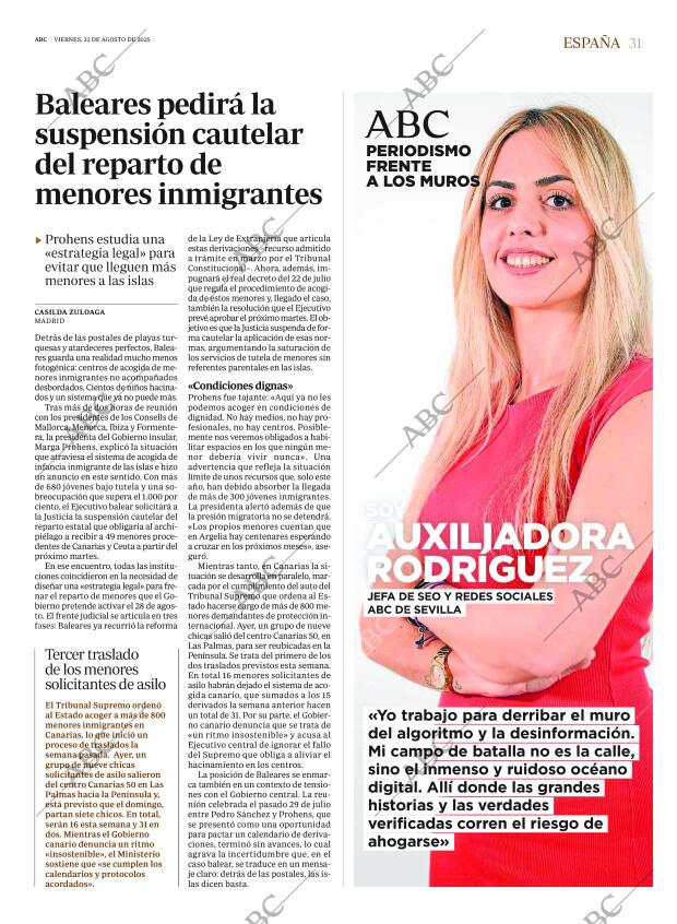 ABC SEVILLA 22-08-2025 página 31