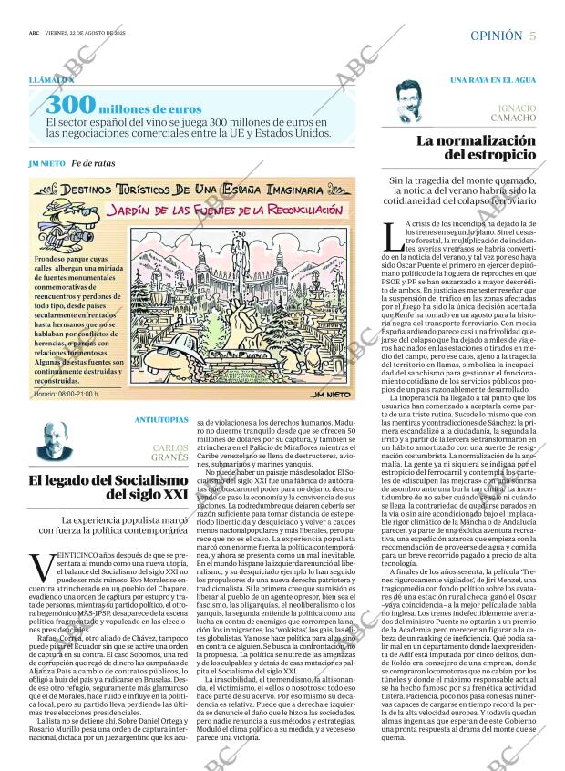 ABC SEVILLA 22-08-2025 página 5