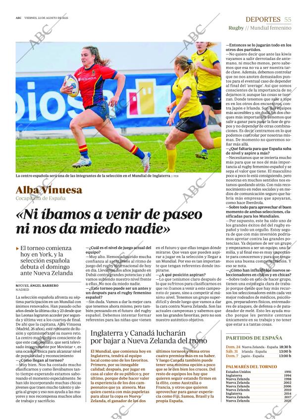 ABC SEVILLA 22-08-2025 página 55