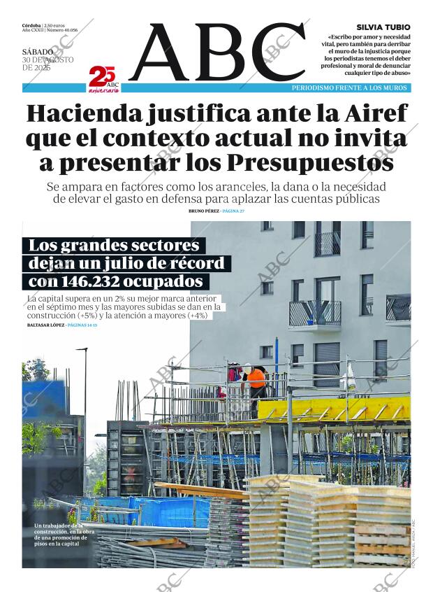 ABC CORDOBA 30-08-2025 página 1