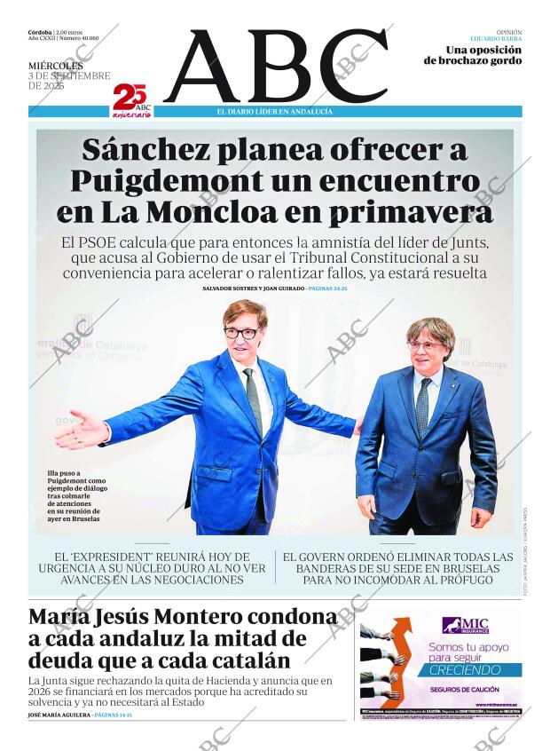 ABC CORDOBA 03-09-2025 página 1