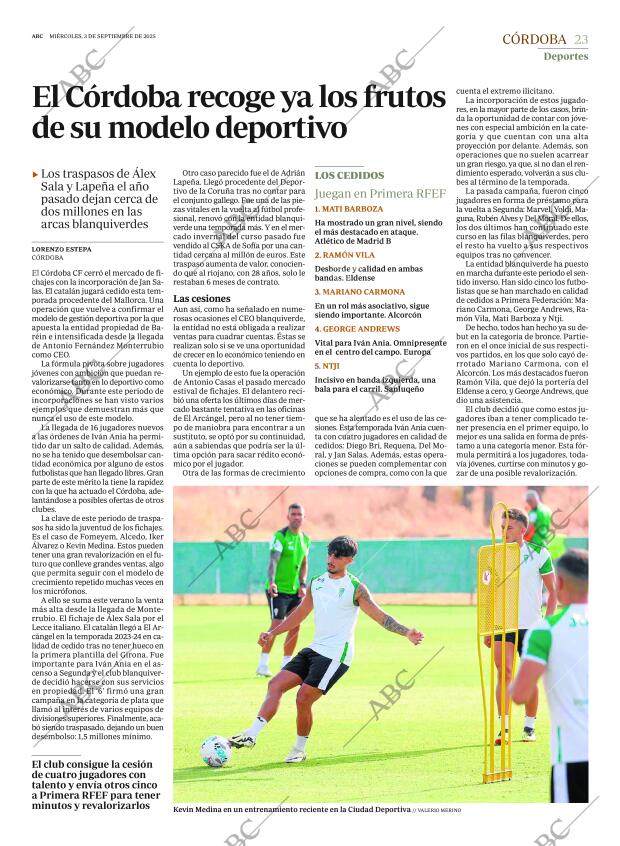 ABC CORDOBA 03-09-2025 página 23