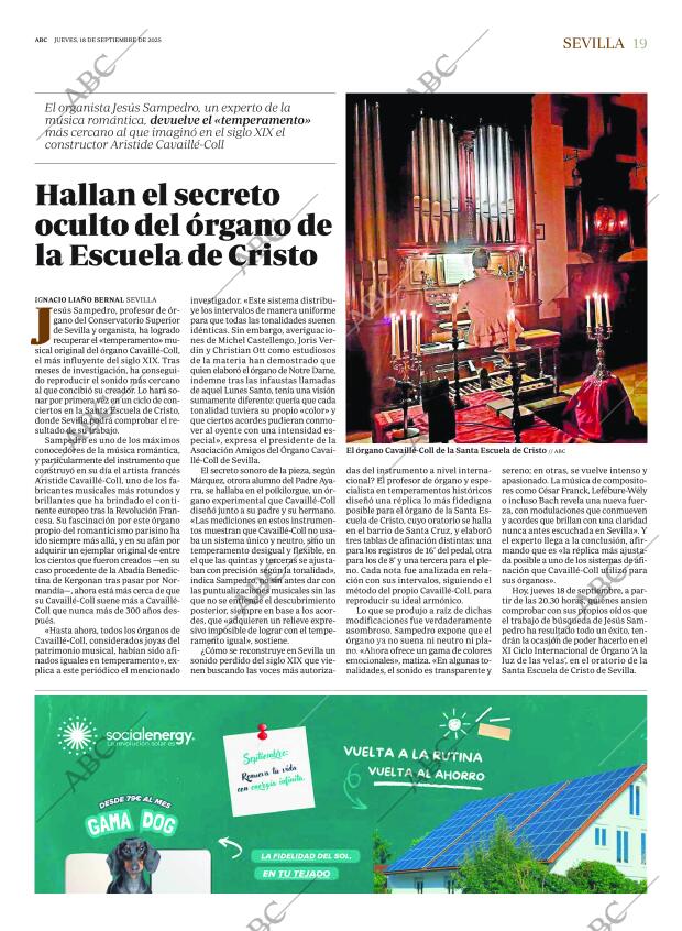 ABC SEVILLA 18-09-2025 página 19