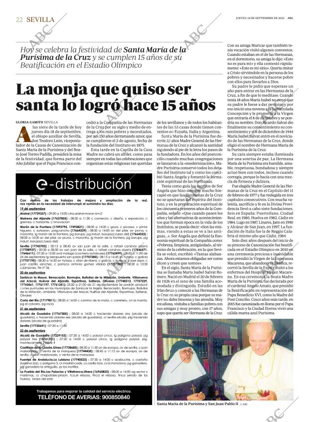 ABC SEVILLA 18-09-2025 página 22