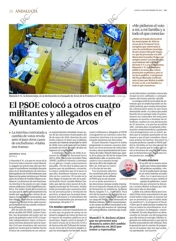 ABC SEVILLA 18-09-2025 página 28