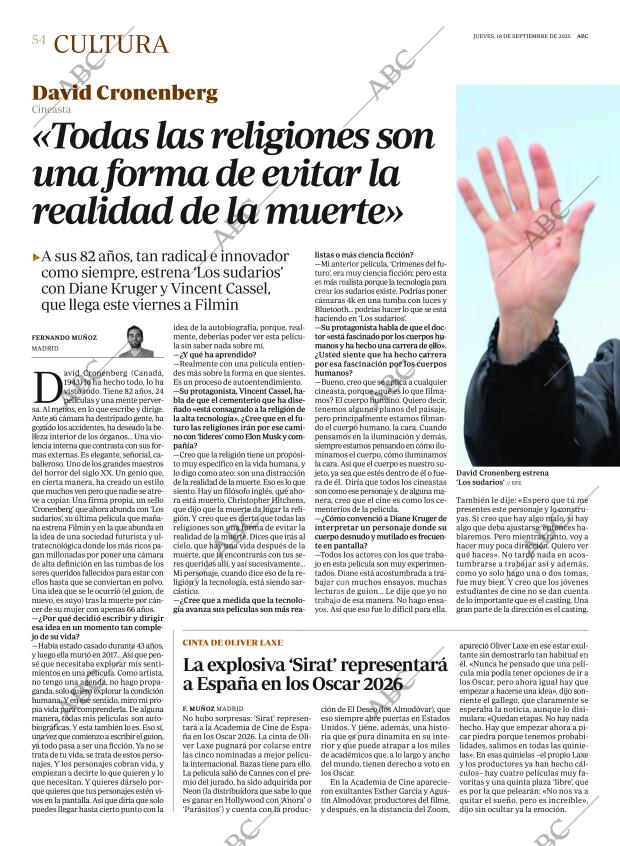 ABC SEVILLA 18-09-2025 página 54