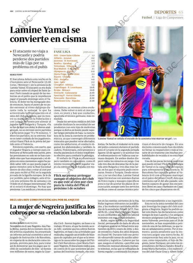 ABC SEVILLA 18-09-2025 página 65