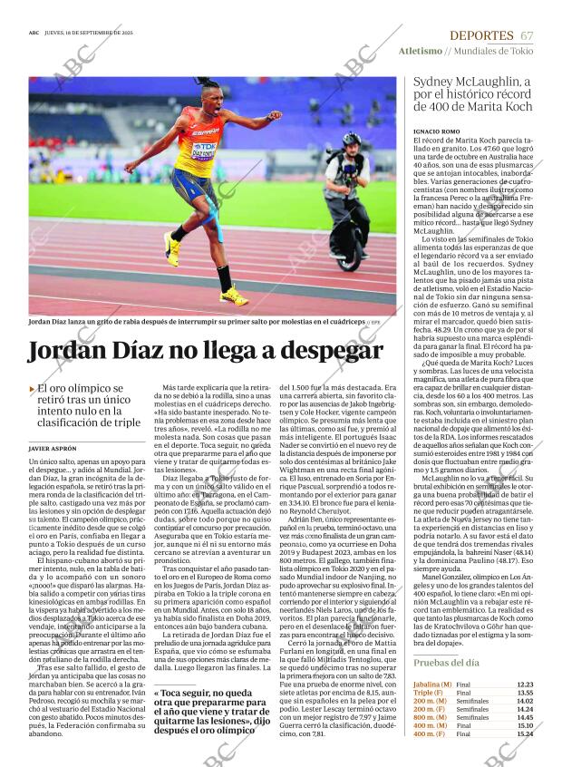 ABC SEVILLA 18-09-2025 página 67