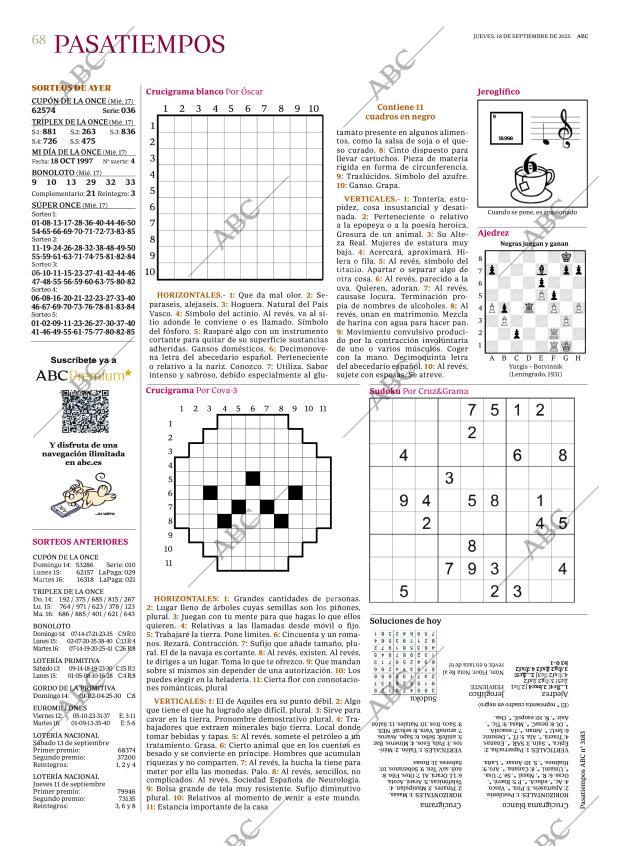 ABC SEVILLA 18-09-2025 página 68