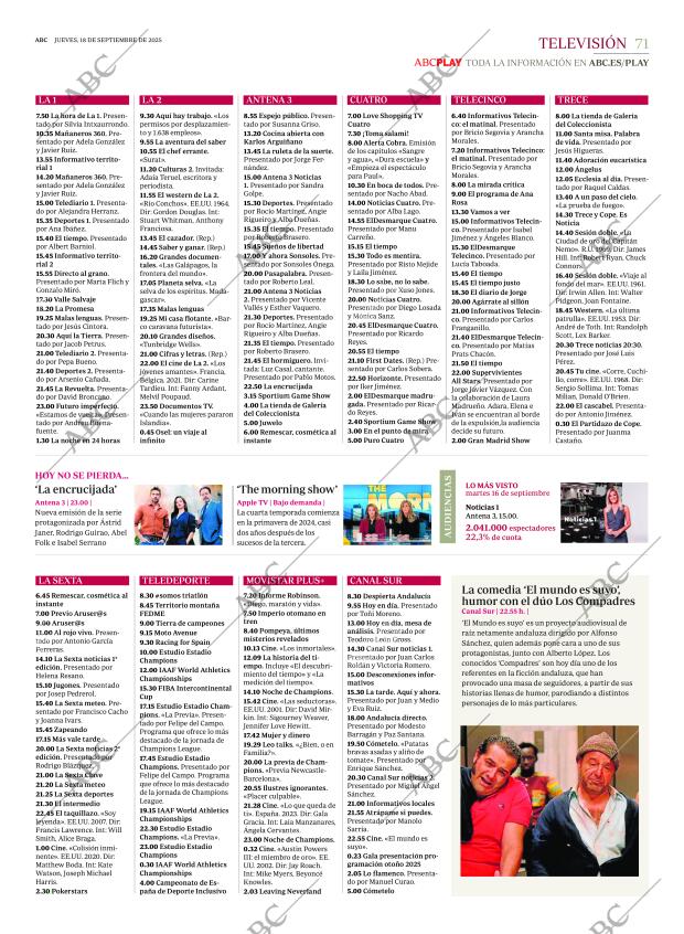 ABC SEVILLA 18-09-2025 página 71