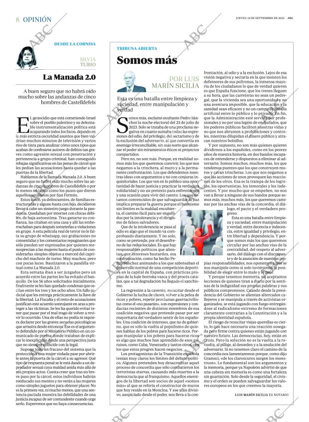 ABC SEVILLA 18-09-2025 página 8
