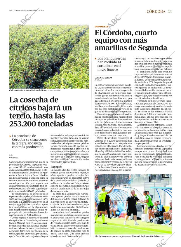 ABC CORDOBA 19-09-2025 página 23