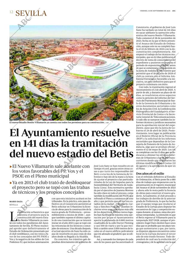 ABC SEVILLA 19-09-2025 página 12