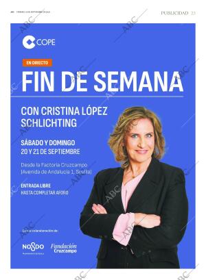 ABC SEVILLA 19-09-2025 página 23