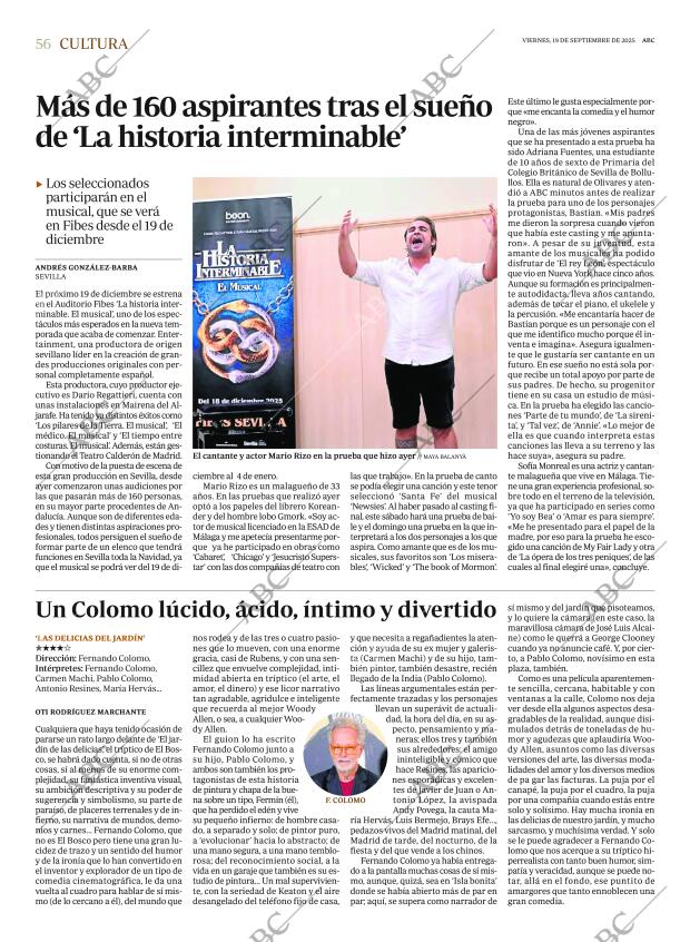 ABC SEVILLA 19-09-2025 página 56