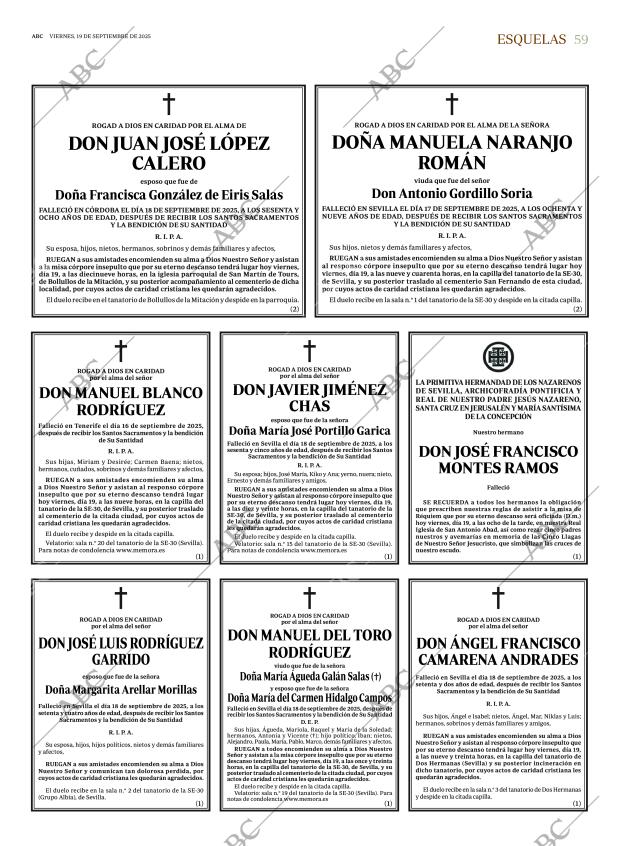 ABC SEVILLA 19-09-2025 página 59