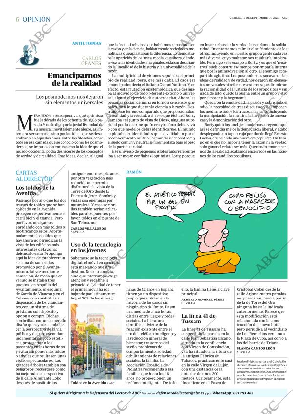 ABC SEVILLA 19-09-2025 página 6