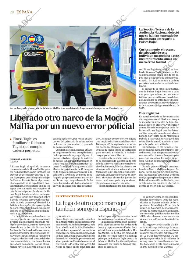 ABC MADRID 20-09-2025 página 20