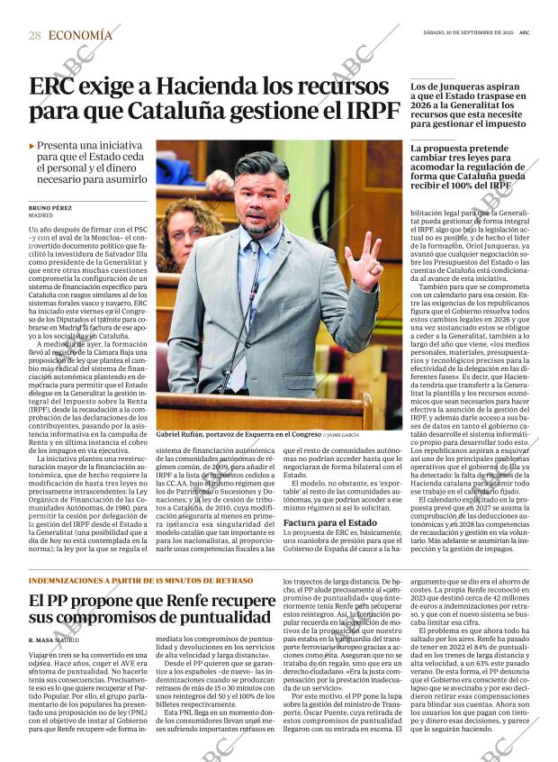 ABC MADRID 20-09-2025 página 28