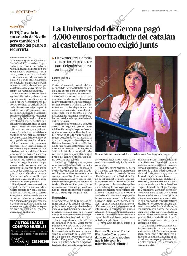 ABC MADRID 20-09-2025 página 34