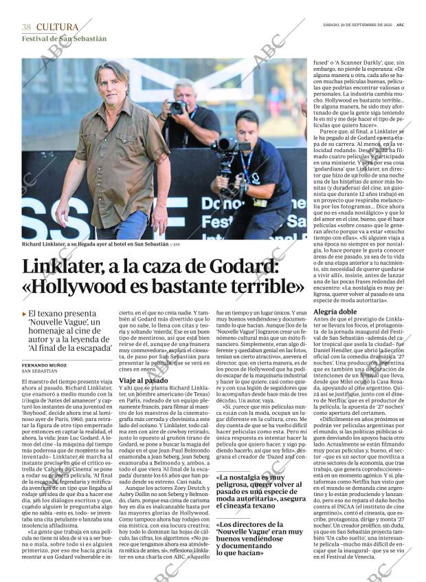 ABC MADRID 20-09-2025 página 38