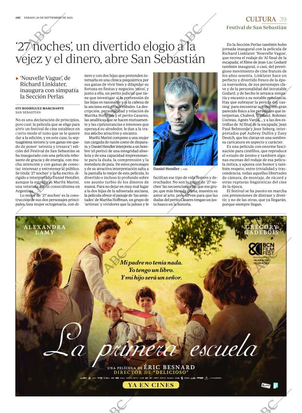 ABC MADRID 20-09-2025 página 39