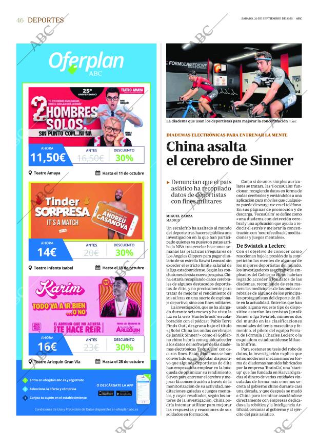 ABC MADRID 20-09-2025 página 46