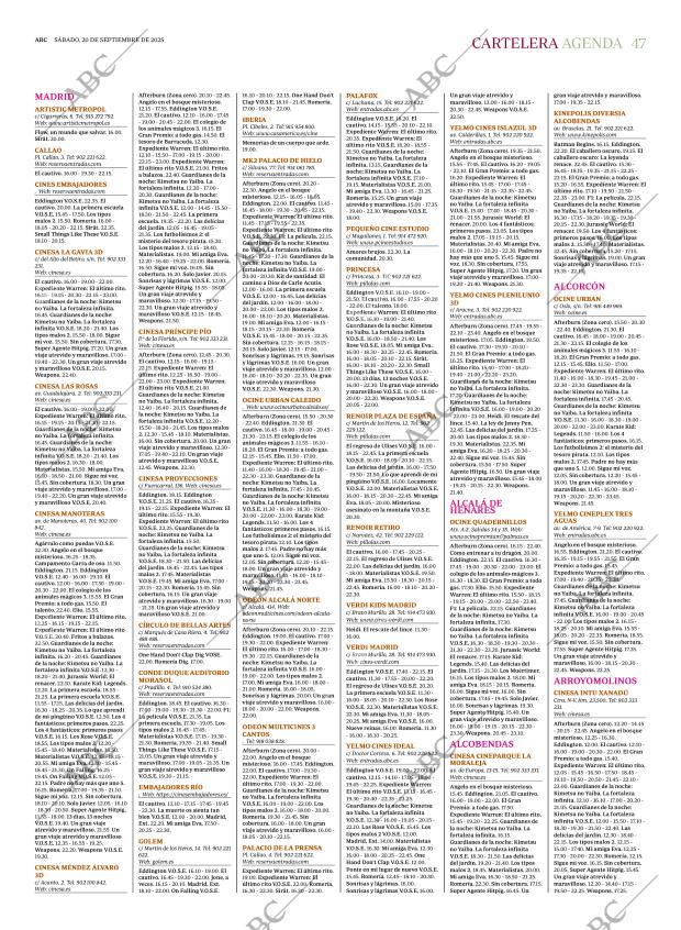 ABC MADRID 20-09-2025 página 47