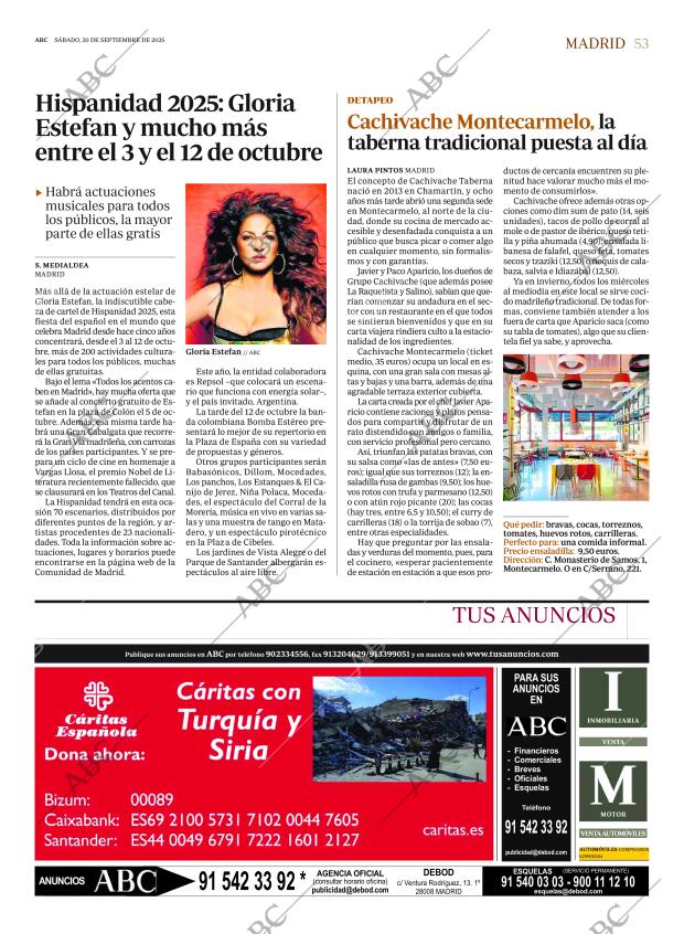 ABC MADRID 20-09-2025 página 53