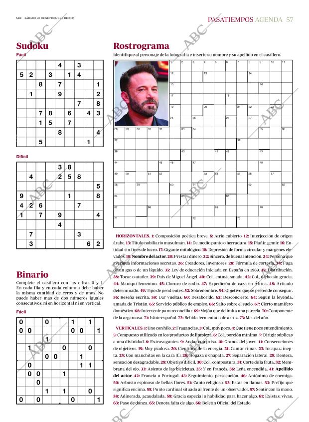 ABC MADRID 20-09-2025 página 57